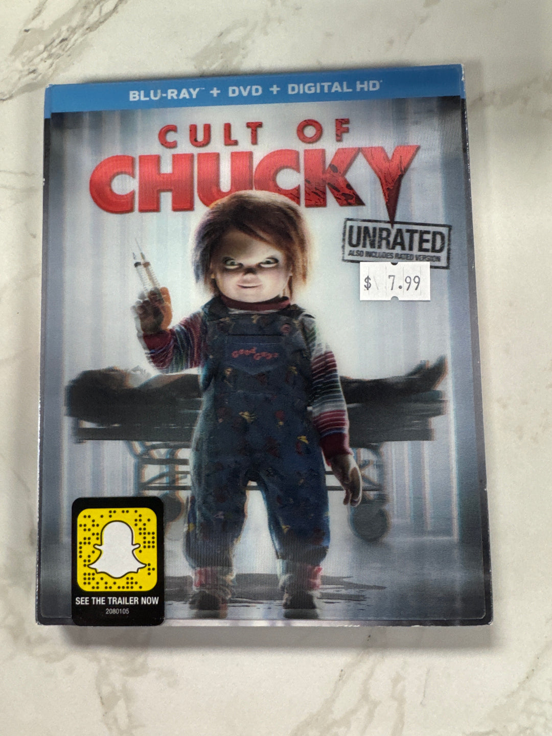 Cult of Chucky Unrated - Blu-Ray and DVD PM71326