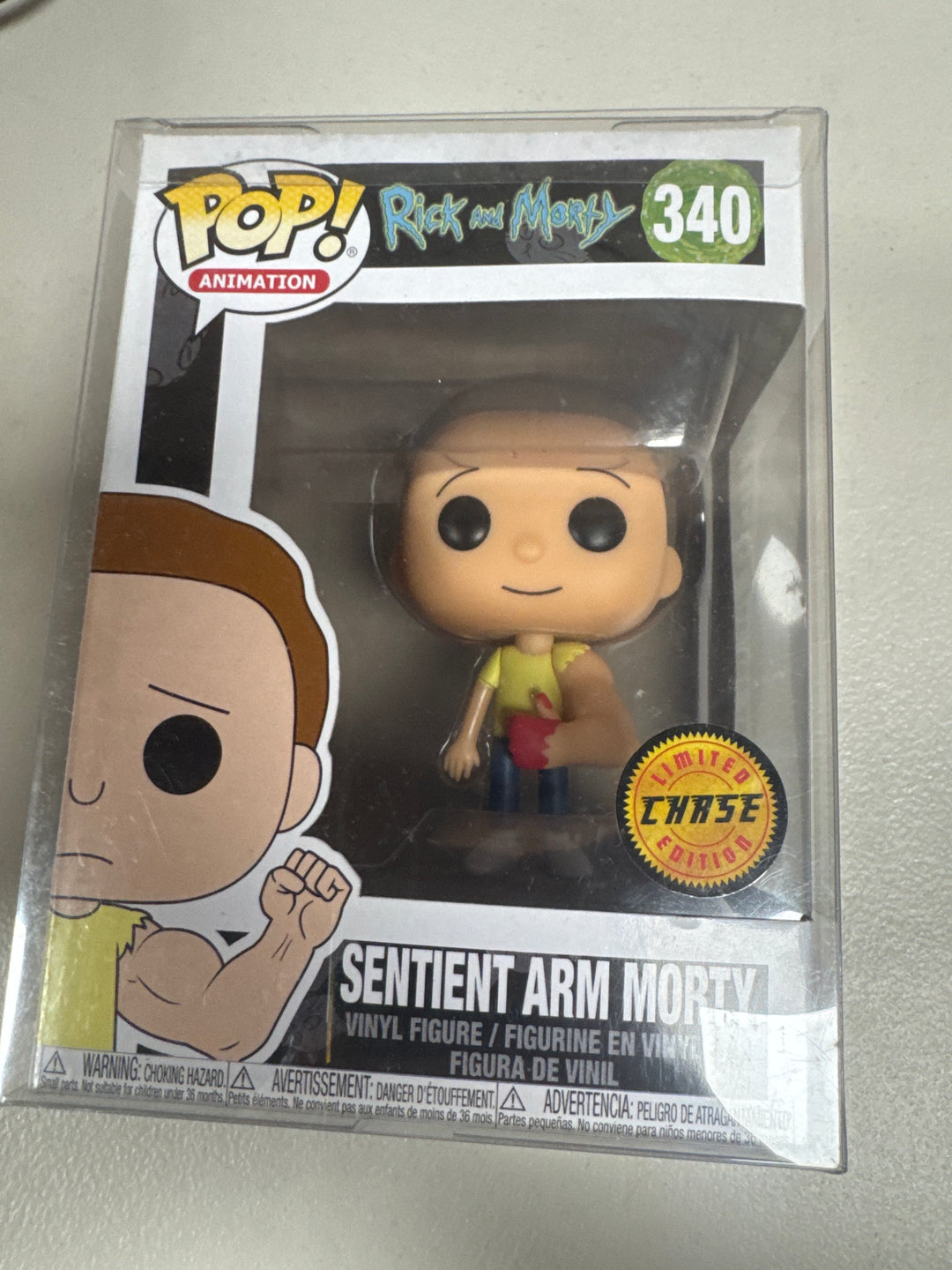 Funko Pop! Sentient Arm Morty #340 CHASE Rick and Morty FP72826
