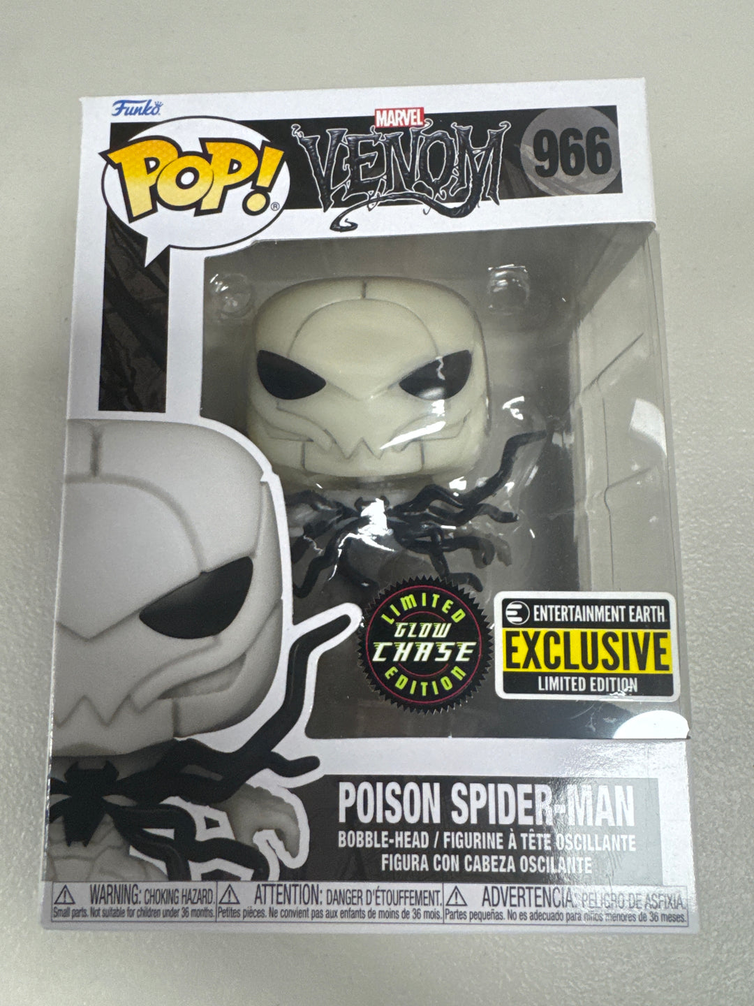 Funko Pop! Poison Spider-Man #966 CHASE Entertainment Earth Marvel Venom FP72826