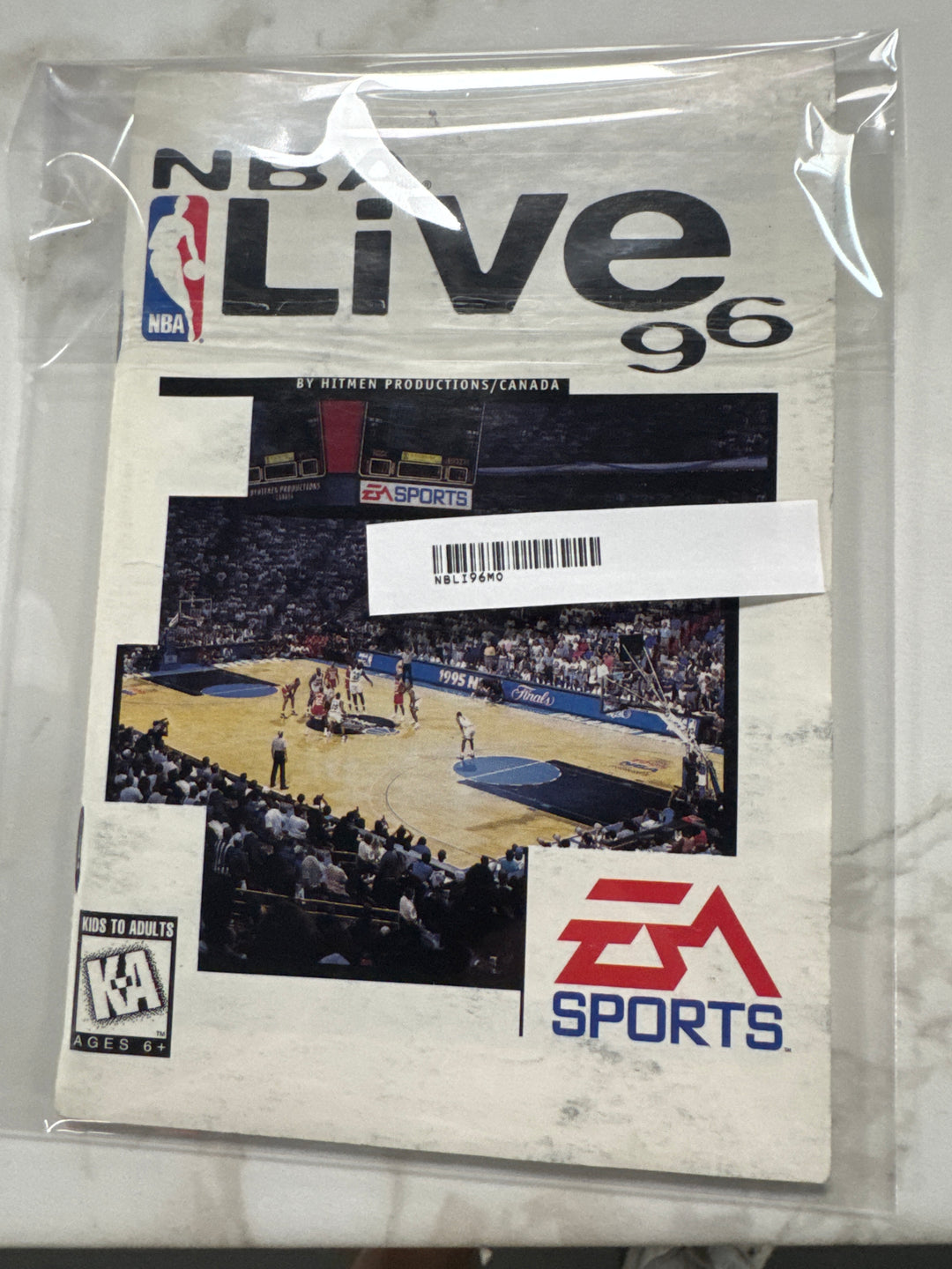 NBA Live 96 Sega Genesis Manual Only MO6826