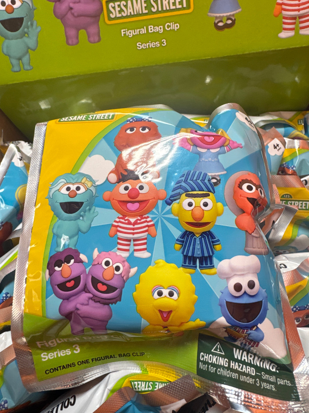 Monogram Sesame Street Figural Bag Clip Series 3 Blind Bag (1)