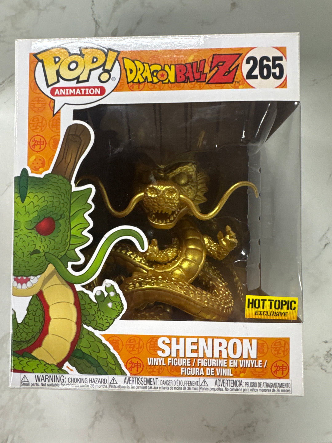 Funko Pop! Shenran (Gold) #265 Hot Topic Dragon Ball Z FP92826