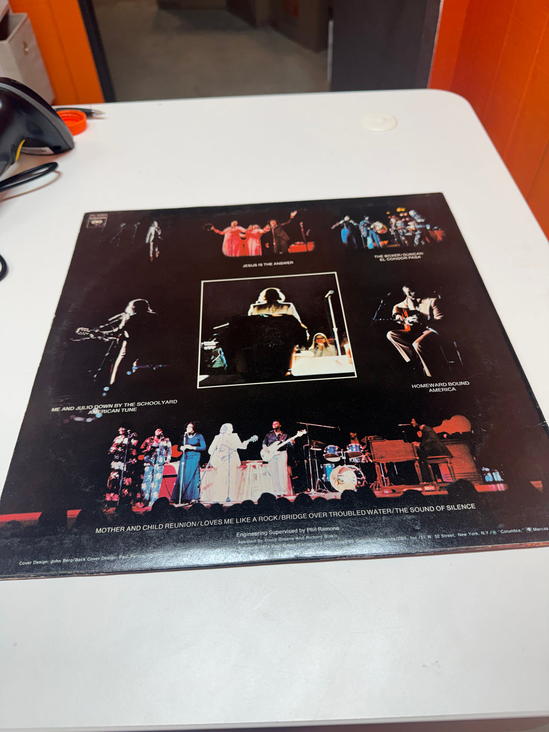 Paul Simon in Concert Live Rhymin' (NM Condition) Vinyl Record   VR31726