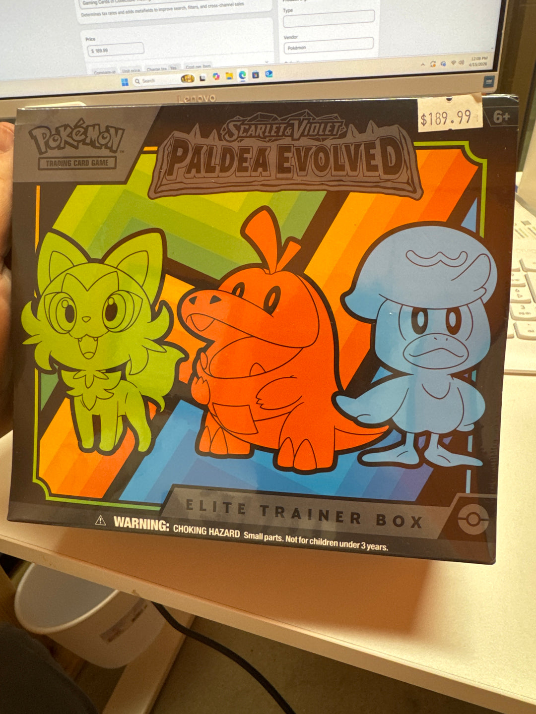Pokemon TCG Paldea Evolved Elite Trainer Box (In Store Only)