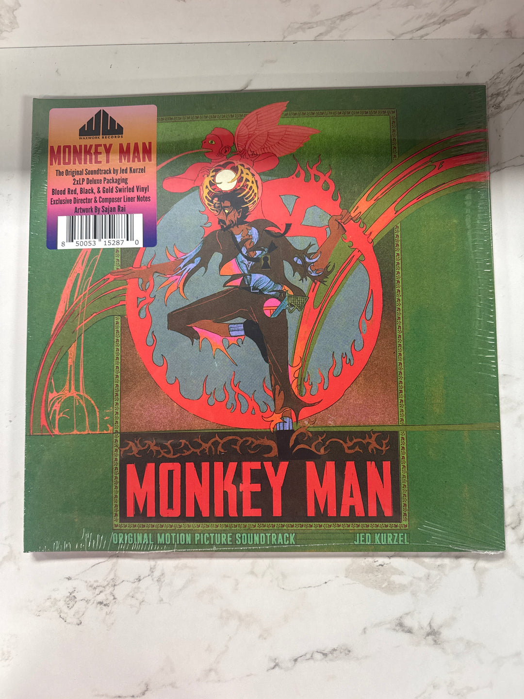 Monkey Man Soundtrack / Album / 2LP Red Black LP Vinyl Record NR7726