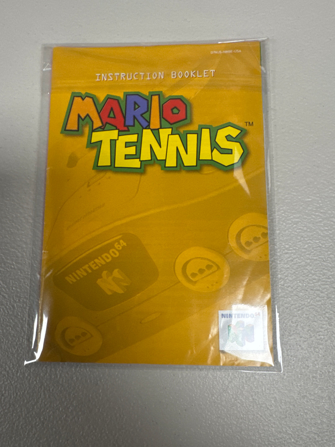 Mario Tennis - N64 Manual Only MO6526