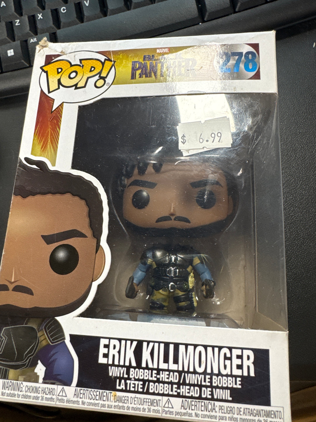 Funo Pop! Erik Kilmonger #278 Black Panther FP51626