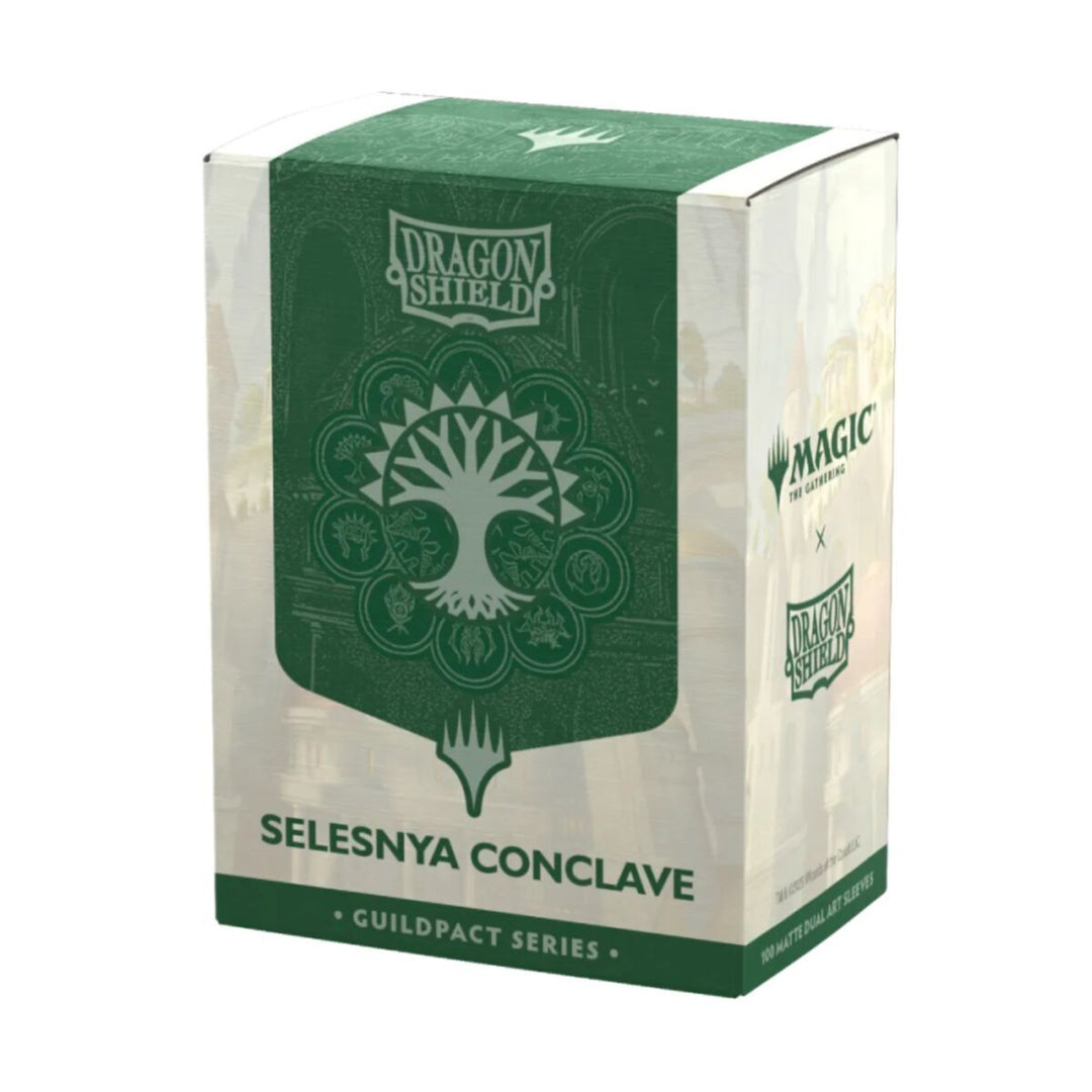 Dragon Shield Sleeves: Standard DUAL-Matte Magic: The Gathering Guildpact Series-Selesnya Conclave' Art (100 ct.) NA82026