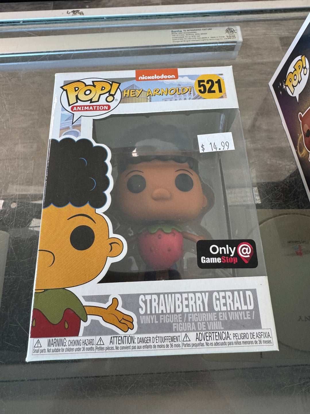 Hey Arnold! Strawberry Gerald #521 (Game Stop) - Funko Pop