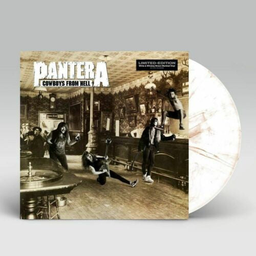 Pantera - Cowboys From Hell [LP] (Marbled White & Whiskey Brown Vinyl) - Vinyl Record NVR52026