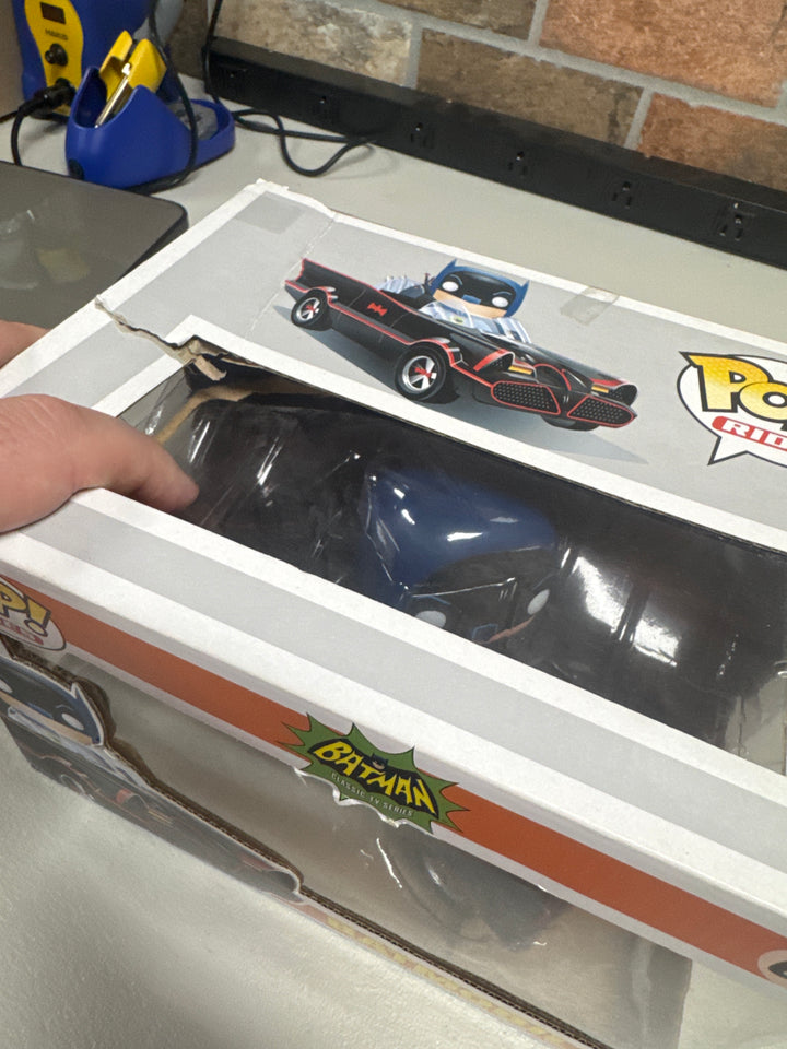 Funko Pop! Rides Batmobile #01  Batman Classic TV Series DAMAGED BOX FP82026