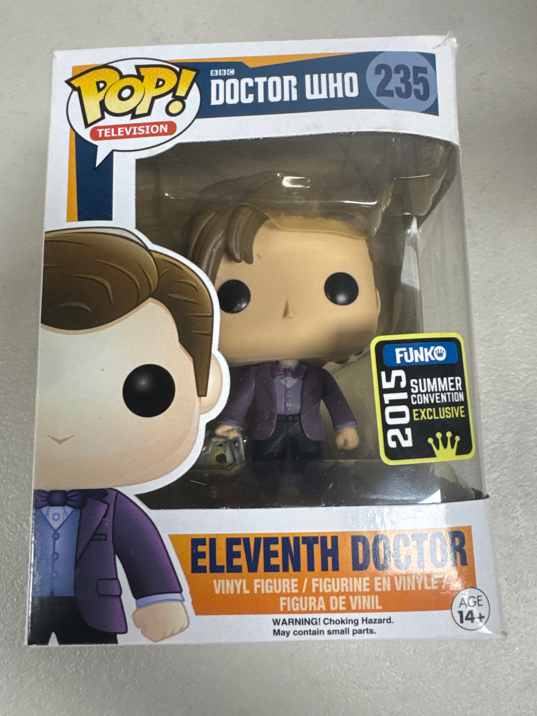 Funko Pop! Eleventh Doctor #235 2015 Summer Convention Doctor Who FP101326