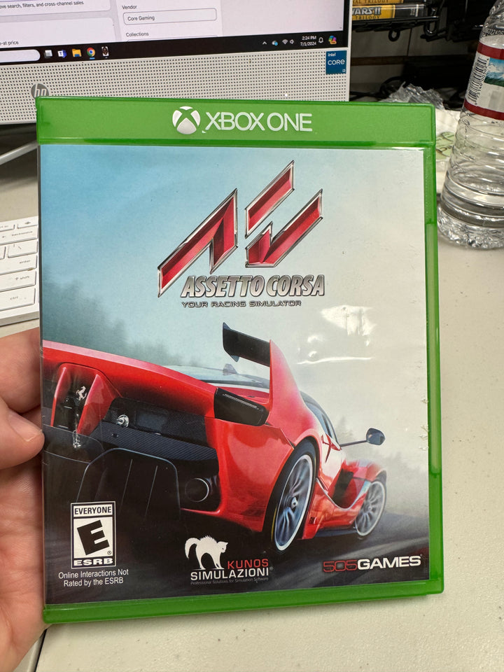 NO GAME (Case and INSERT ONLY) Assetto Corsa Xbox One m7124