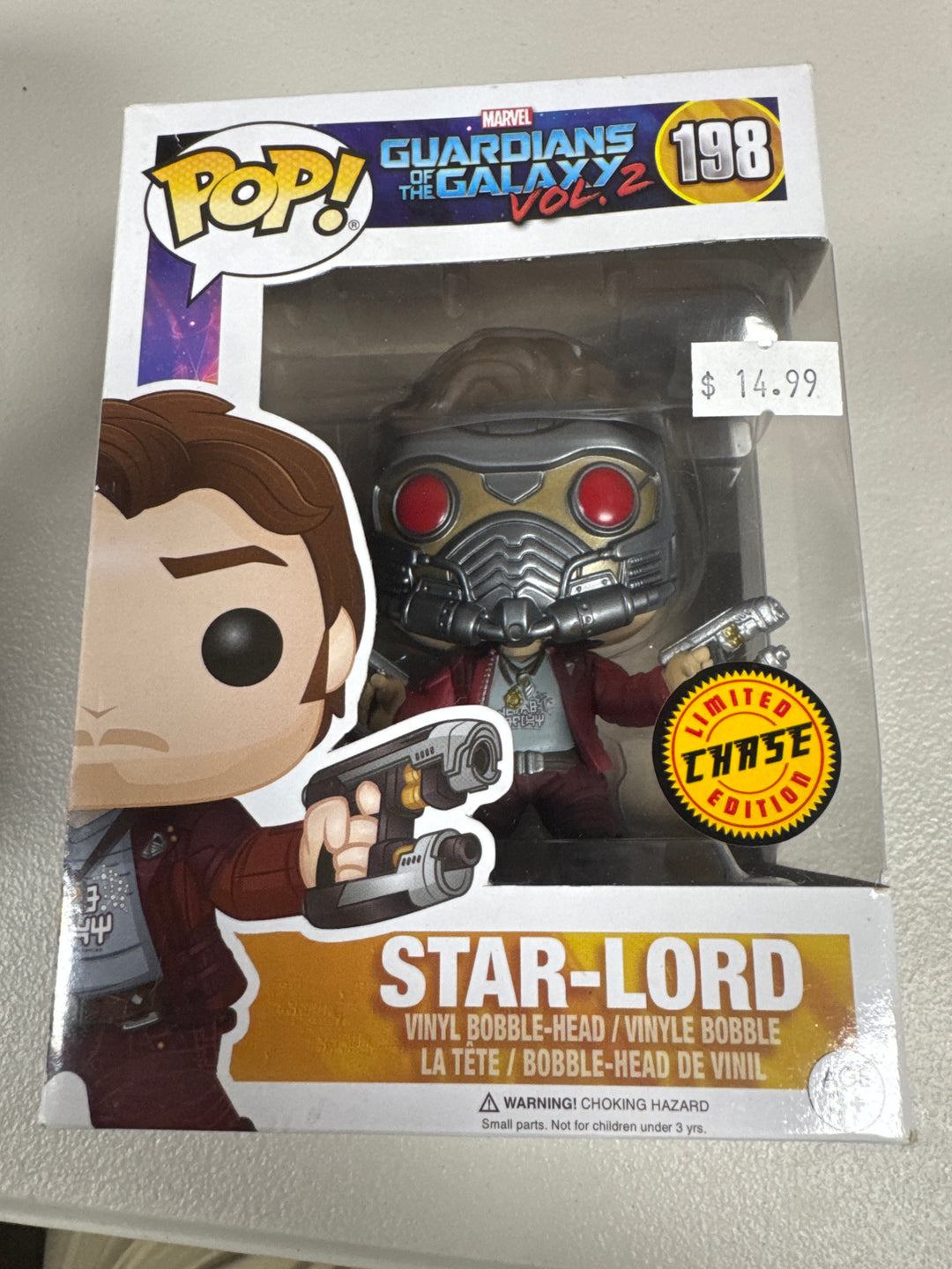 Funko Pop! Star-Lord (Chase) #198 Guardians of the Galaxy FP6526