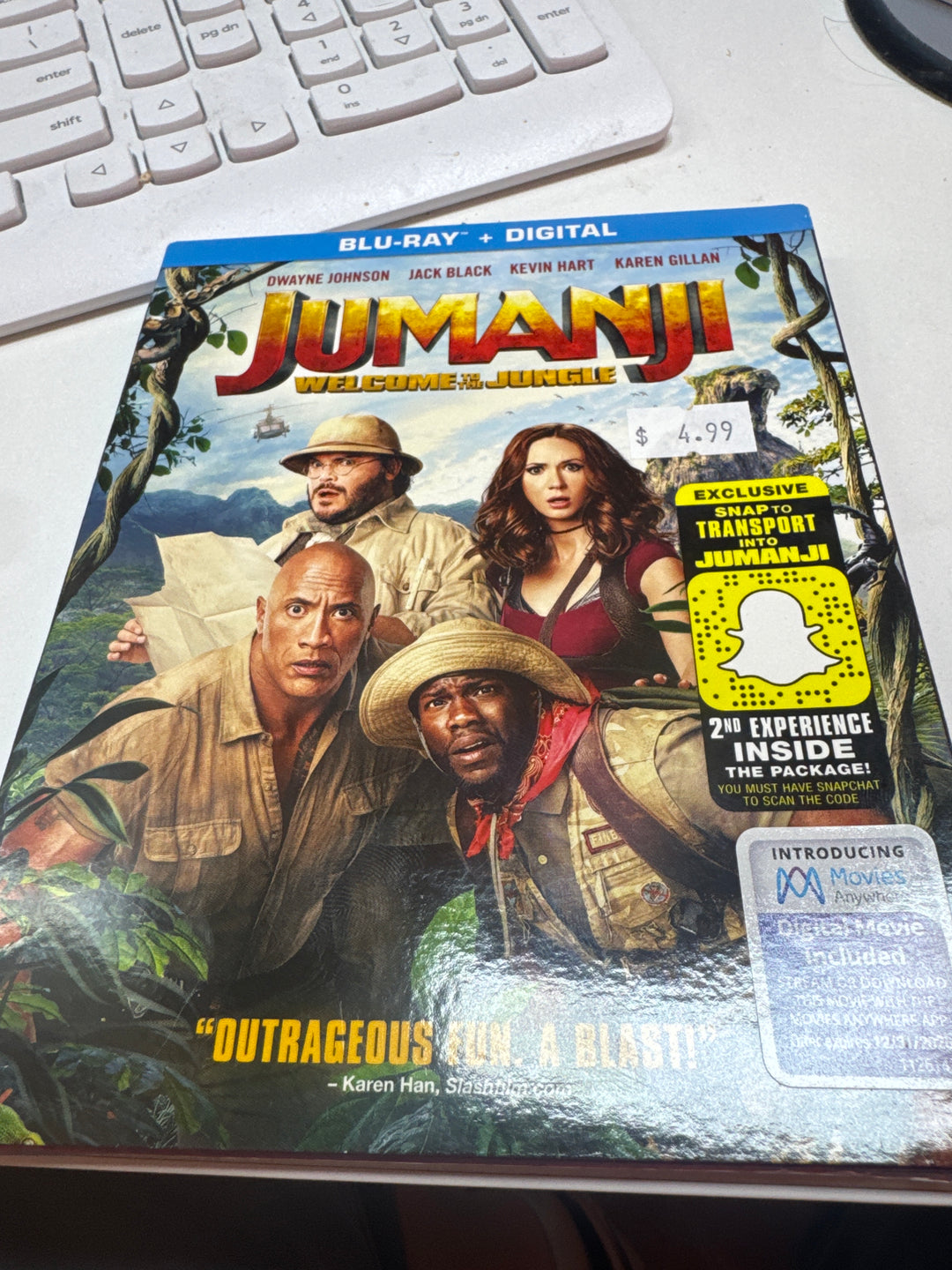 Jumanji Welcome to the Jungle - Blu Ray BR11926