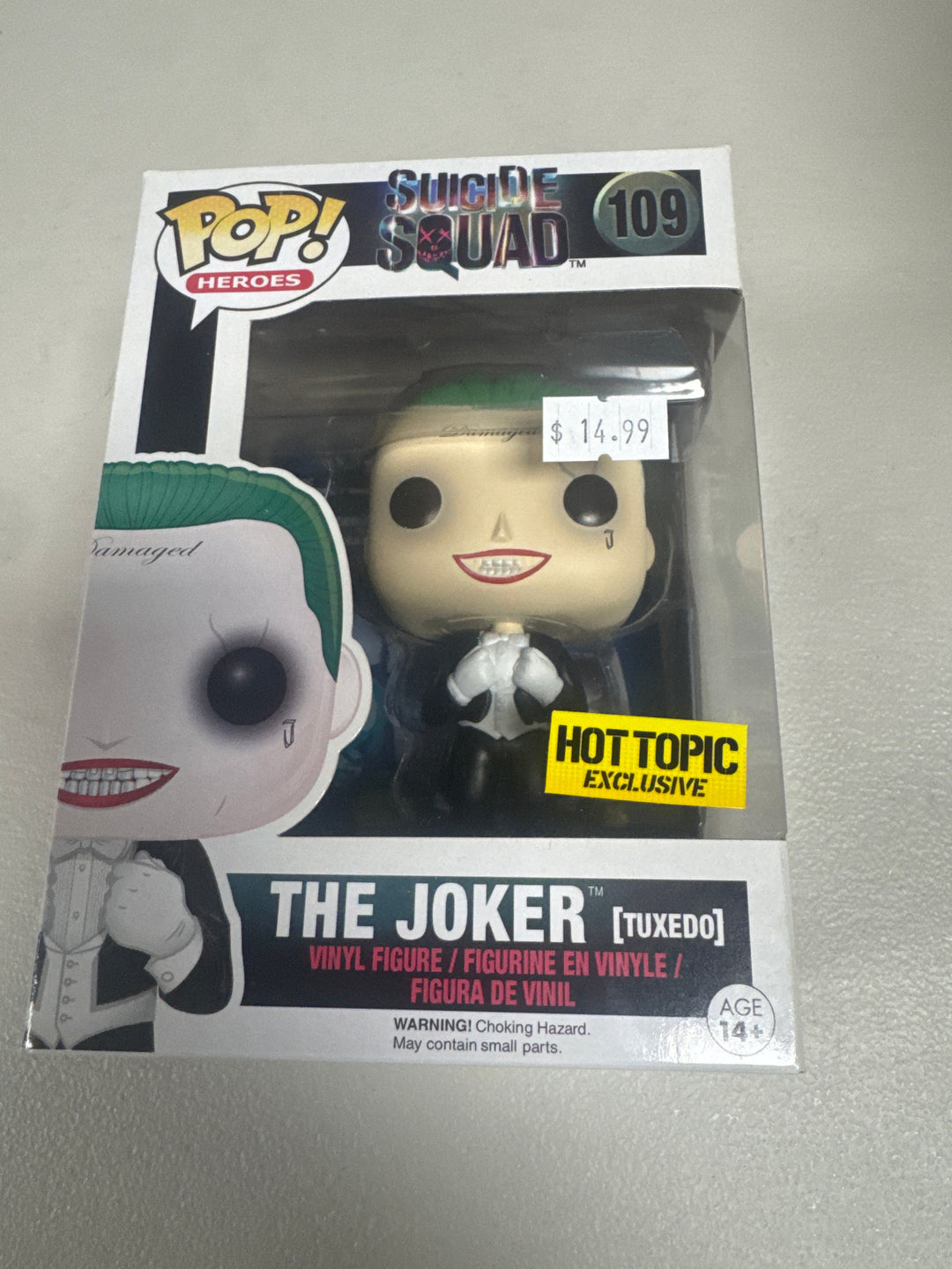 Funko Pop! The Joker (Tuxedo) #109 Hot Topic Suicide Squad FP8426