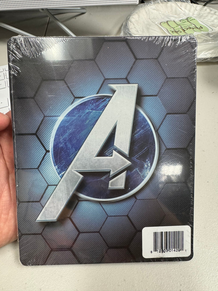 No Game- Marvel Avengers Steel book (SEALED) PS5/Xbox One m7124