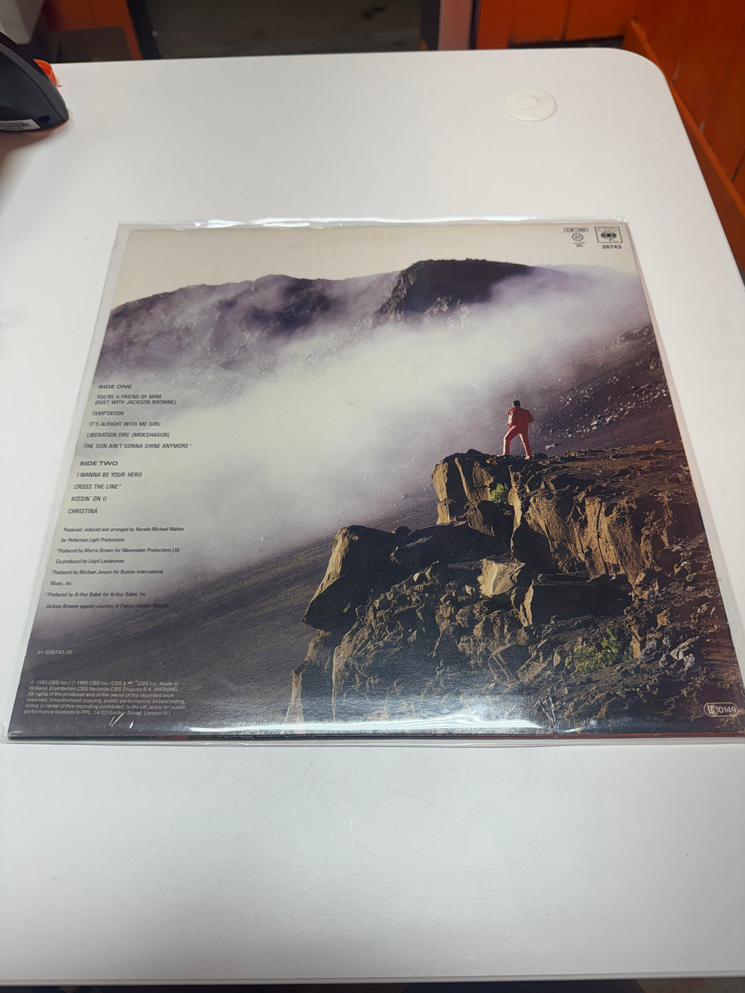 Clarence Clemons - Hero (Europe Press) (NM Condition) Vinyl Record   VR31826