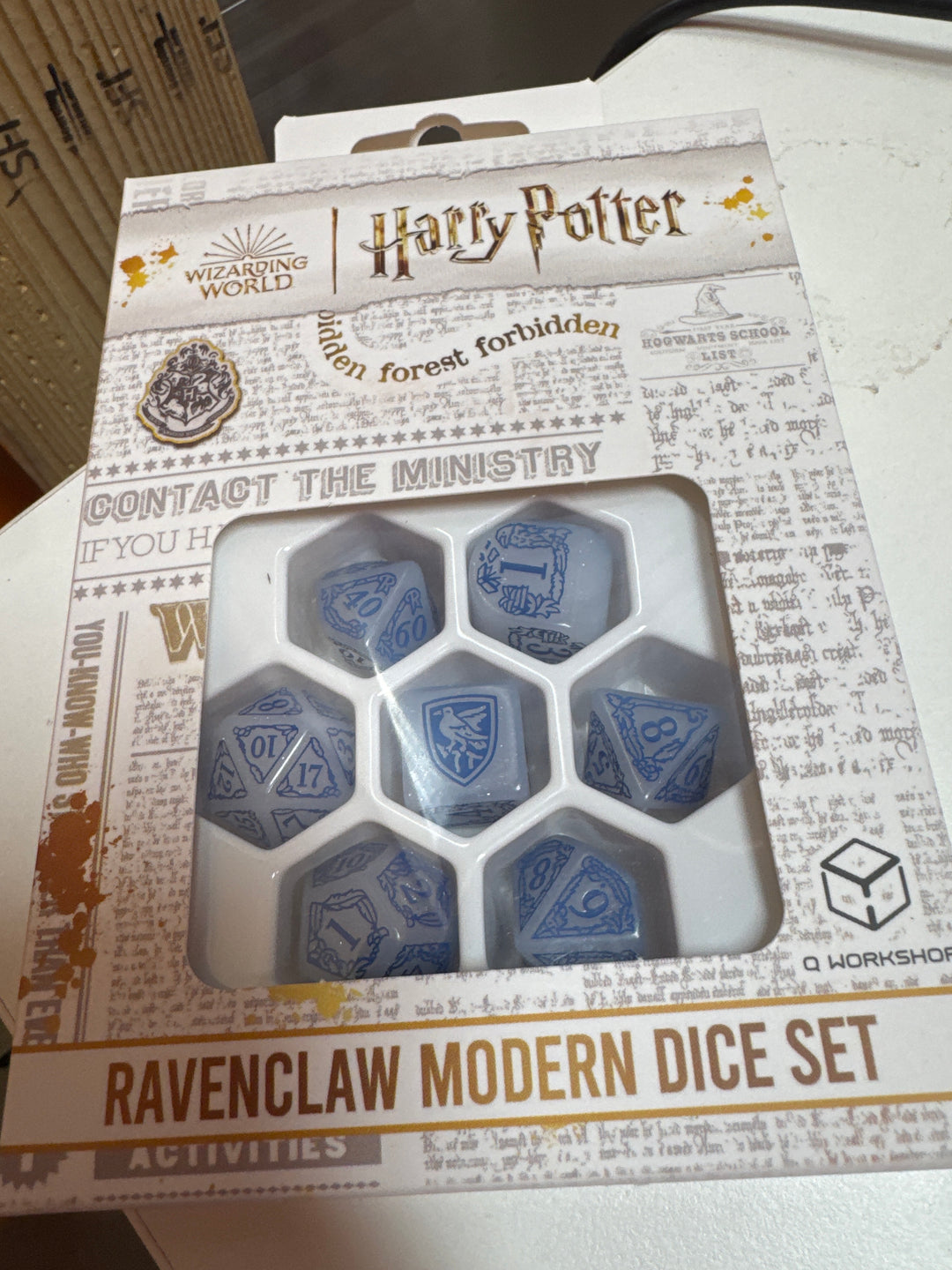Harry Potter: Ravenclaw Modern Dice Set MD42126