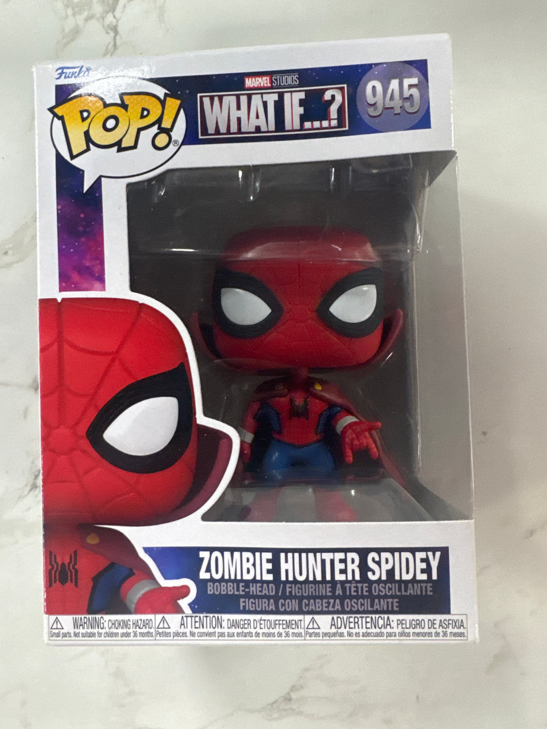 Funko Pop! Zombie Hunter Spidey #945 What If...? Spider-Man FP72026