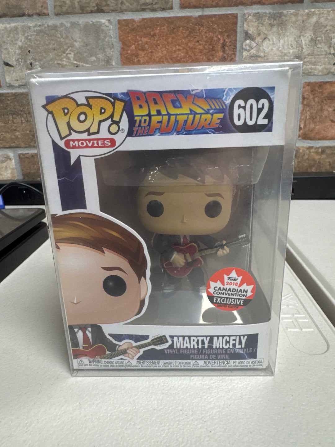 Funko Pop! Marty Mcfly (With Guitar) #602 2018 Canadian Convention Back to the Future FP92826