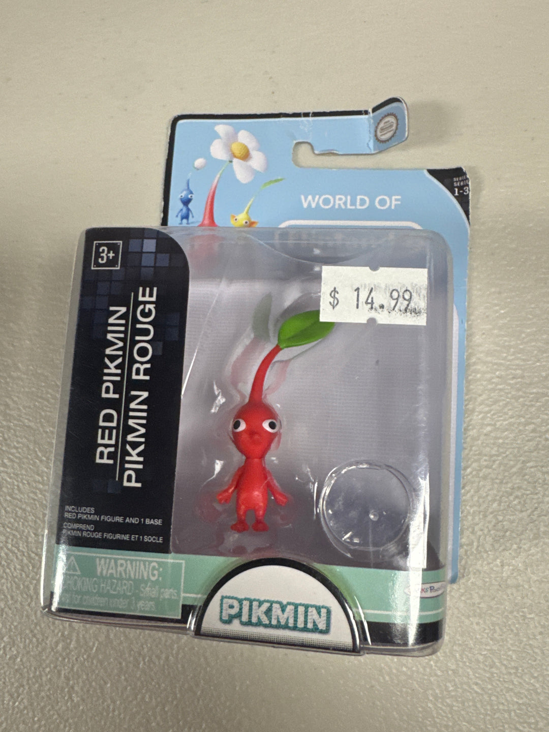 Jakks Pacific World of Nintendo Series 1-3 Red Pikmin 2.5" Figure NT61826