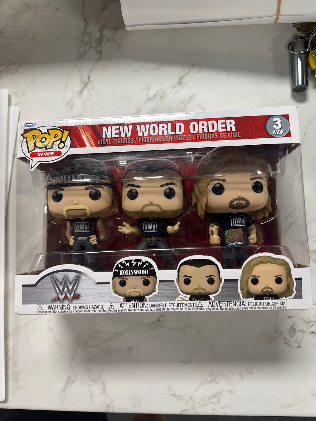 Funko Pop! New World Order 3 Pack WWE FP91526