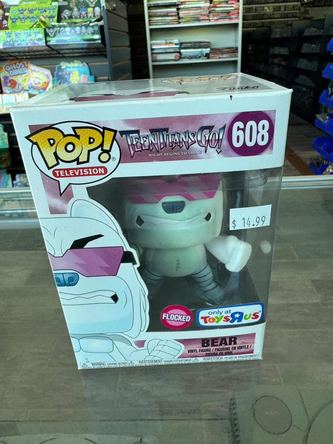 Teen Titans Go! : Bear (Flocked) ToysRus) - Funko Pop