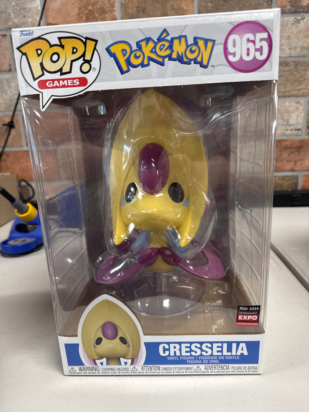 Funko Pop! Cresselia #965 Jumbo 2024 Entertainment Expo Pokemon FP10626