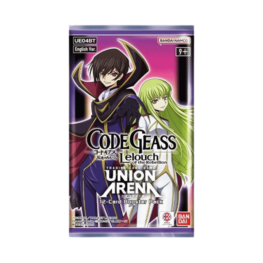 code geass union arena booster box Code Geass Lelouch of the Rebellion Union Arena TCG Booster Box UA01BT Bandai
