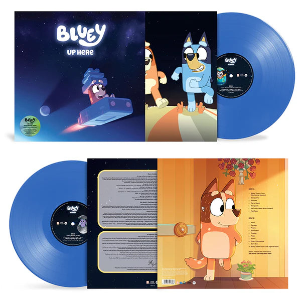 Bluey - Up Here [LP] (Translucent Blue 140 Gram Vinyl, import) - Vinyl Record NVR51926