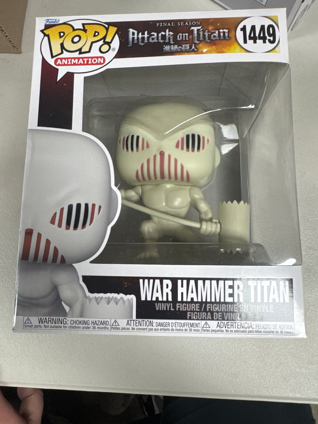 Funko Pop! War Hammer Titan #1449 Attack on Titan Final Season FP92926