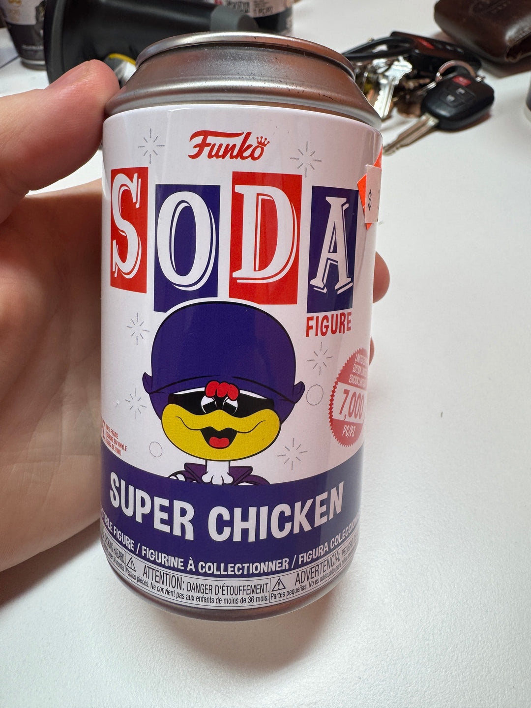 Funko Soda - Super Chicken- Opened MD31326
