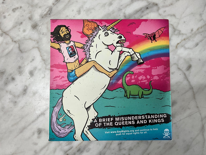 Anti-Flag - The Second Coming Of Nothing (Limited Edition, Etched, Pepto Pink) Very Good Plus VR102626