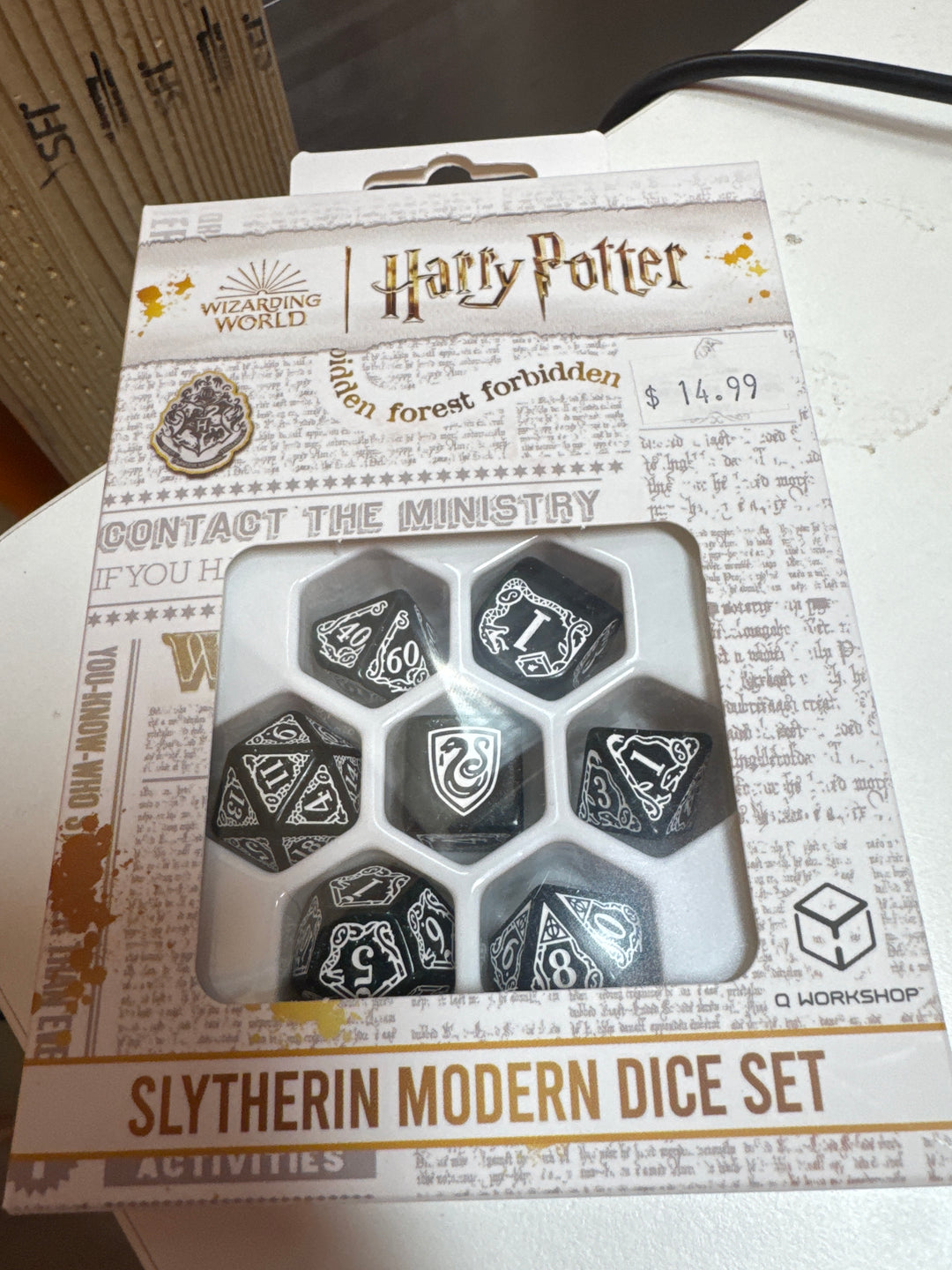Harry Potter: Slytherin Modern Dice Set MD42126