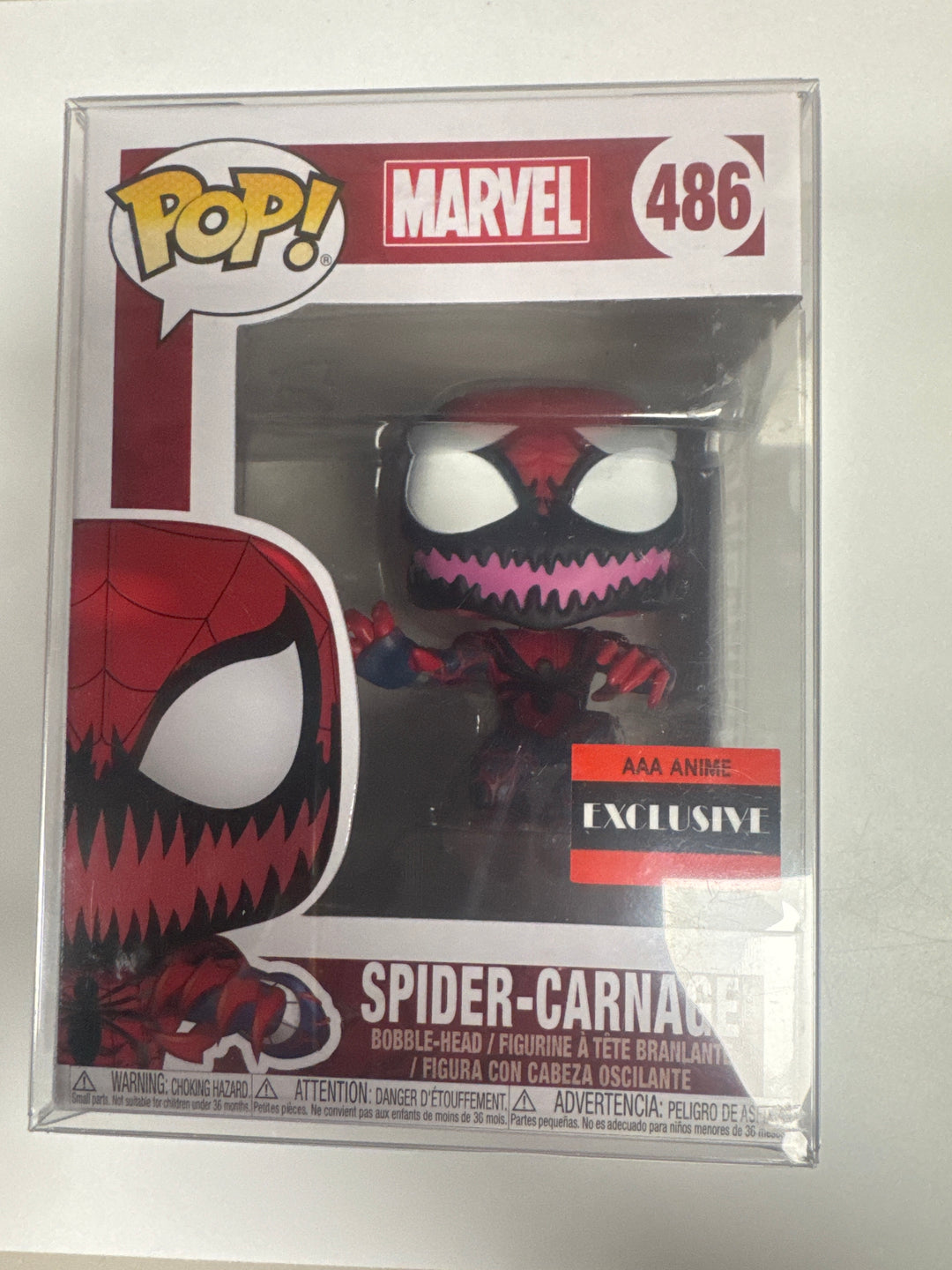 Funko Pop! Spider-Carnage AAA Anime #486 Marvel  FP73036