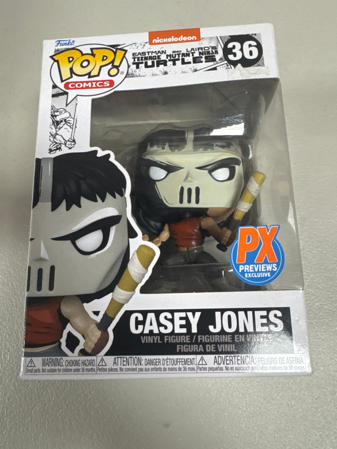 Funko Pop! Casey Jones #36 PXPreviews TMNT Teenage Mutant Ninja Turtles FP72826