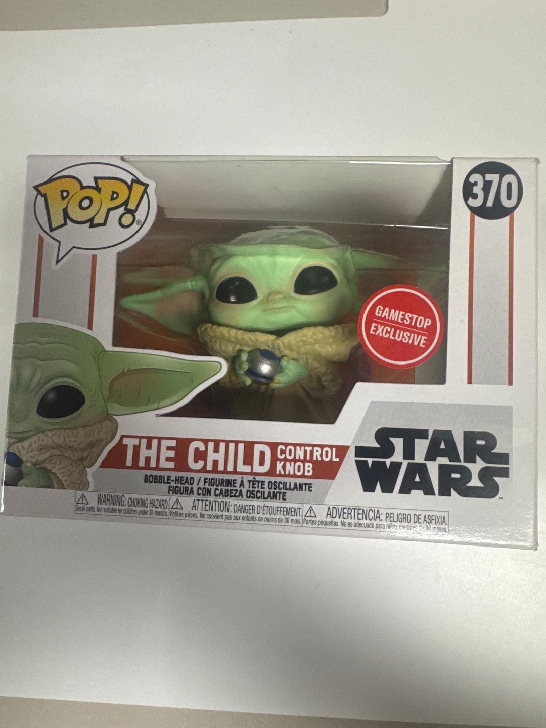 Funko Pop! The Child (Control Knob) #370 Gamestop Star Wars The Mandalorian  FP73026