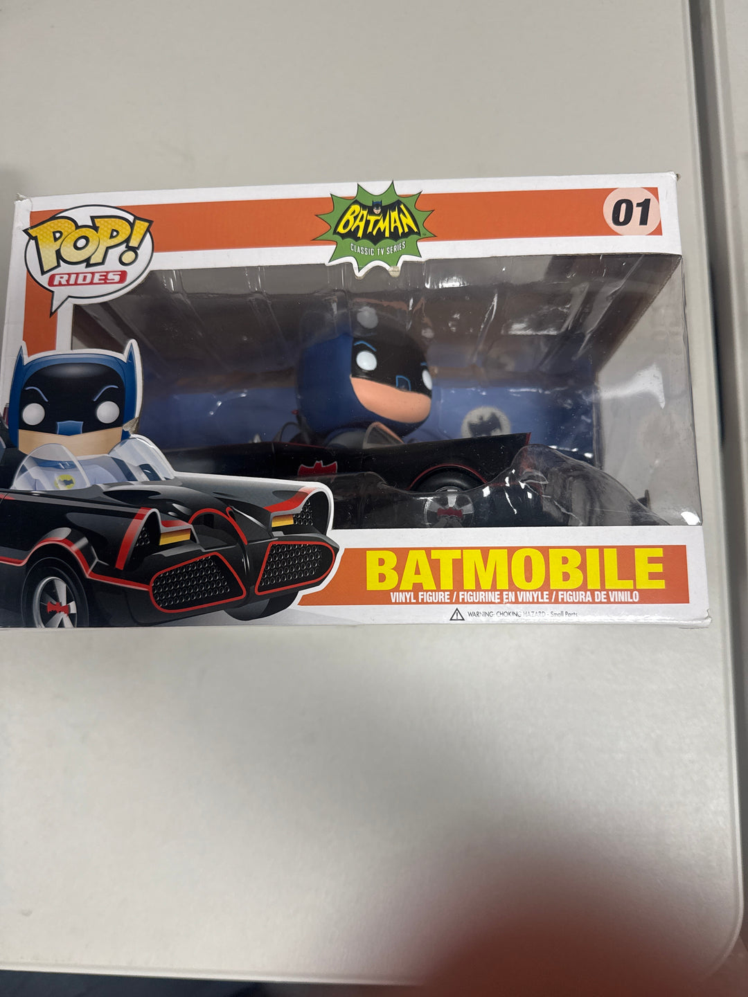Funko Pop! Rides Batmobile #01  Batman Classic TV Series DAMAGED BOX FP82026