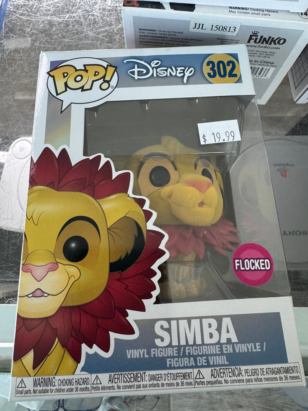 Disney Lion King - Simba  (Flocked) - #302 - Funko Pop