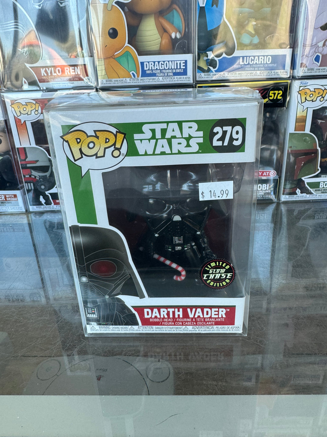Star Wars - Darth Vader (Christmas) (Glow in the Dark) (Chase) - #279 - Funko Pop