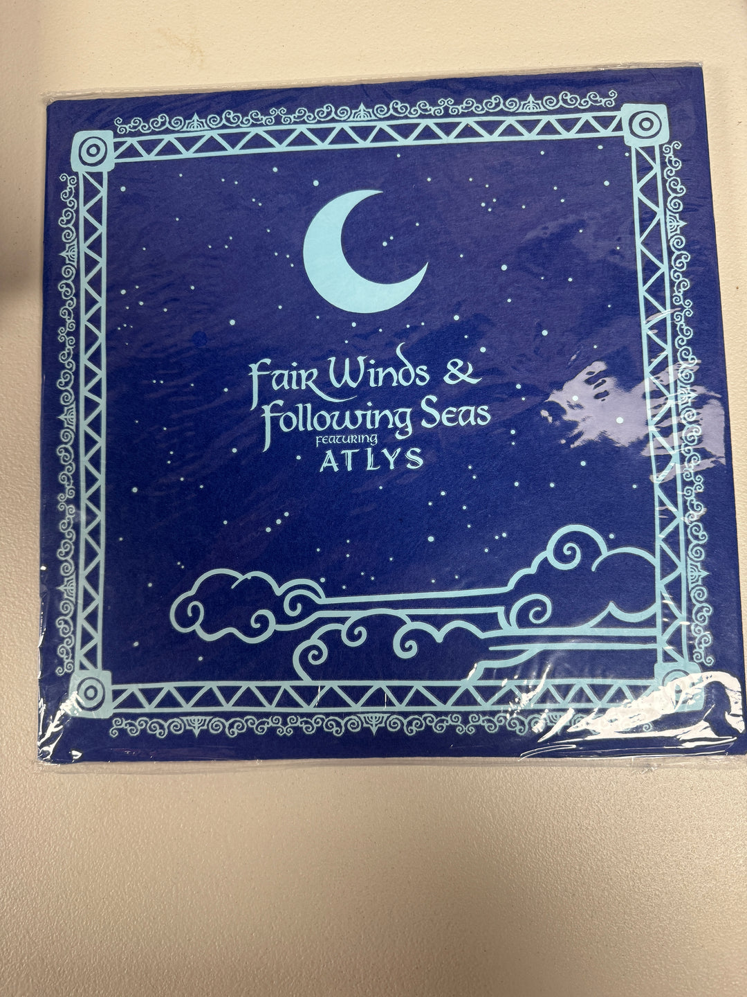 Music from The Wind Waker: Fair Winds and Following Seas Featuring Atlys Vinyl Record Felt Cover, Black Record (Limited to 200) NVR52926