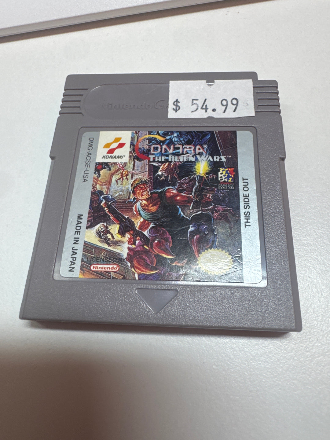 Contra The Alien Wars Game Boy GB NI41026
