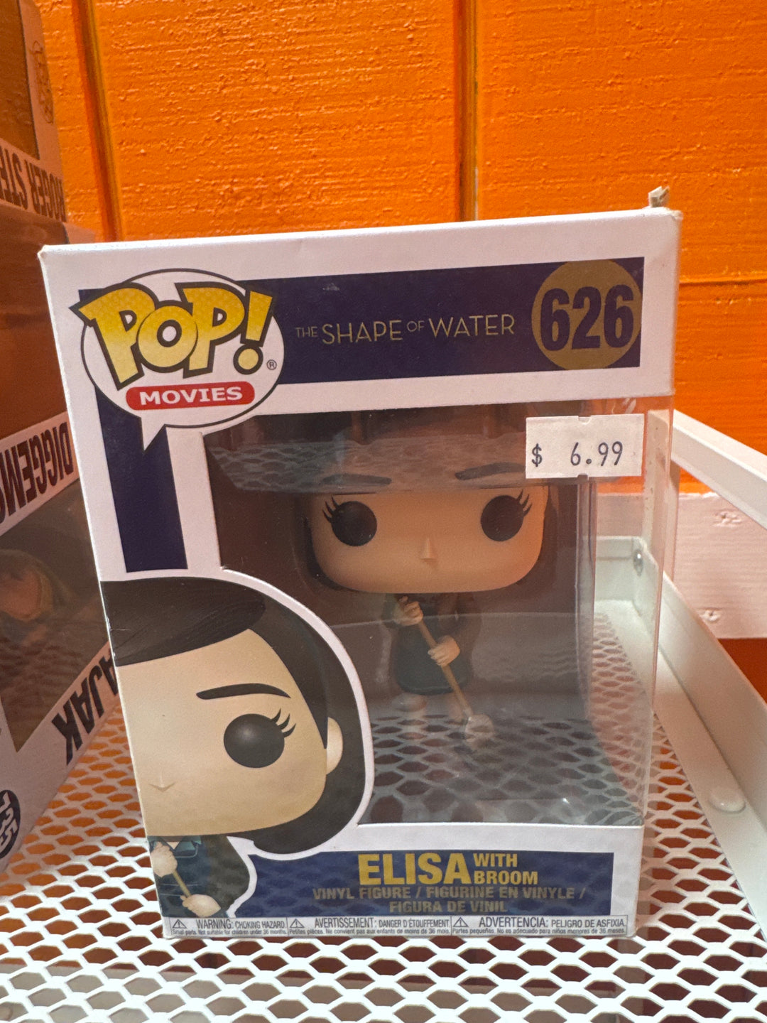 Funko Pop!  Elisa with Broom #626 The Shape of Water FP4926