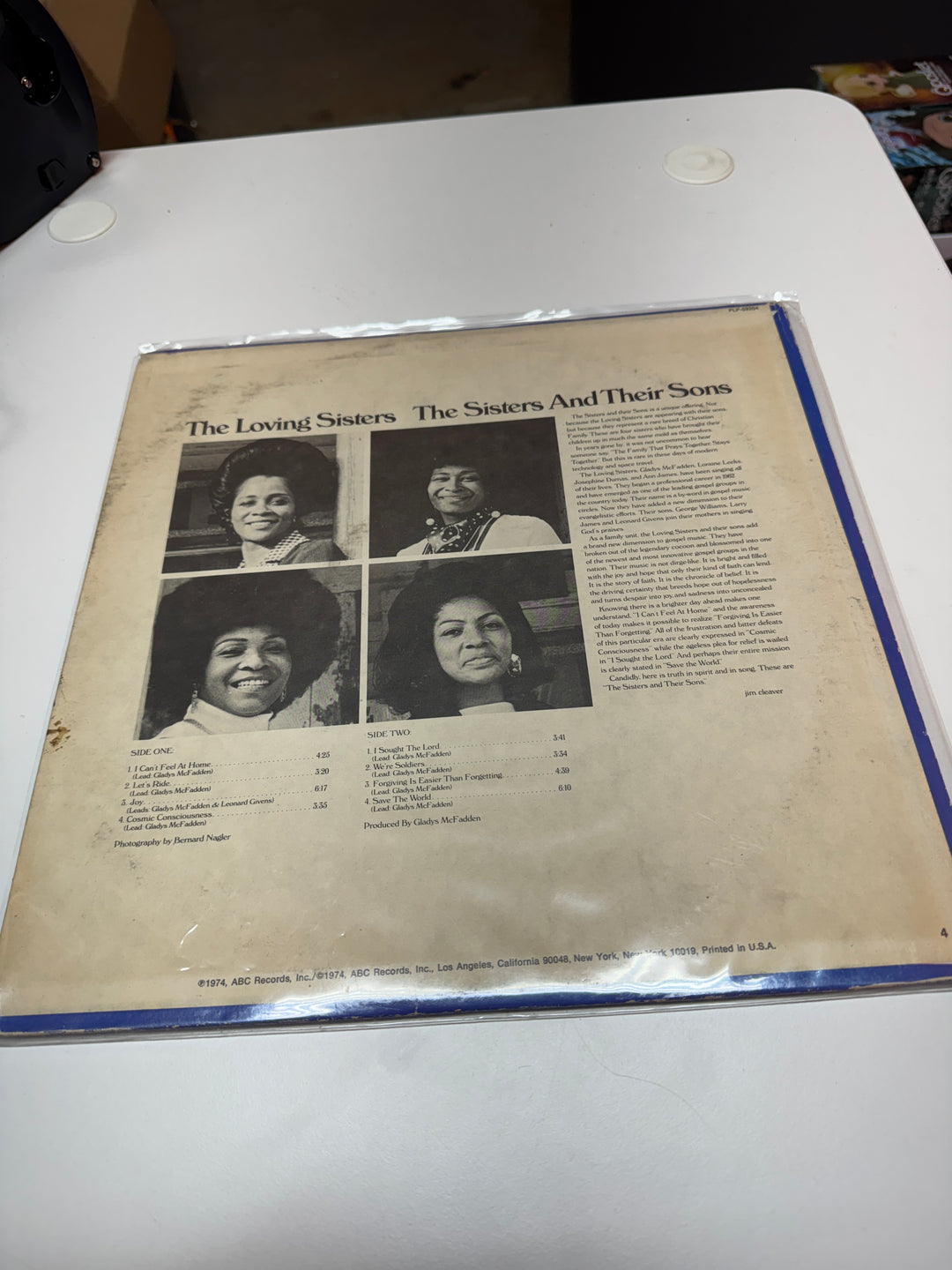 The Loving Sisters - The Sisters and Their Sons - Promo (NM Condition) Vinyl Record   VR32326