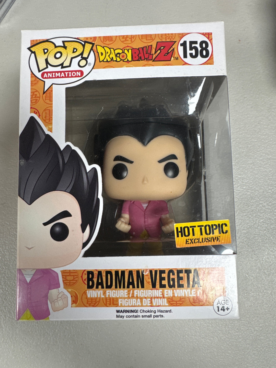 Funko Pop! Badman Vegeta Hot Topic #158 Dragon Ball Z FP9126
