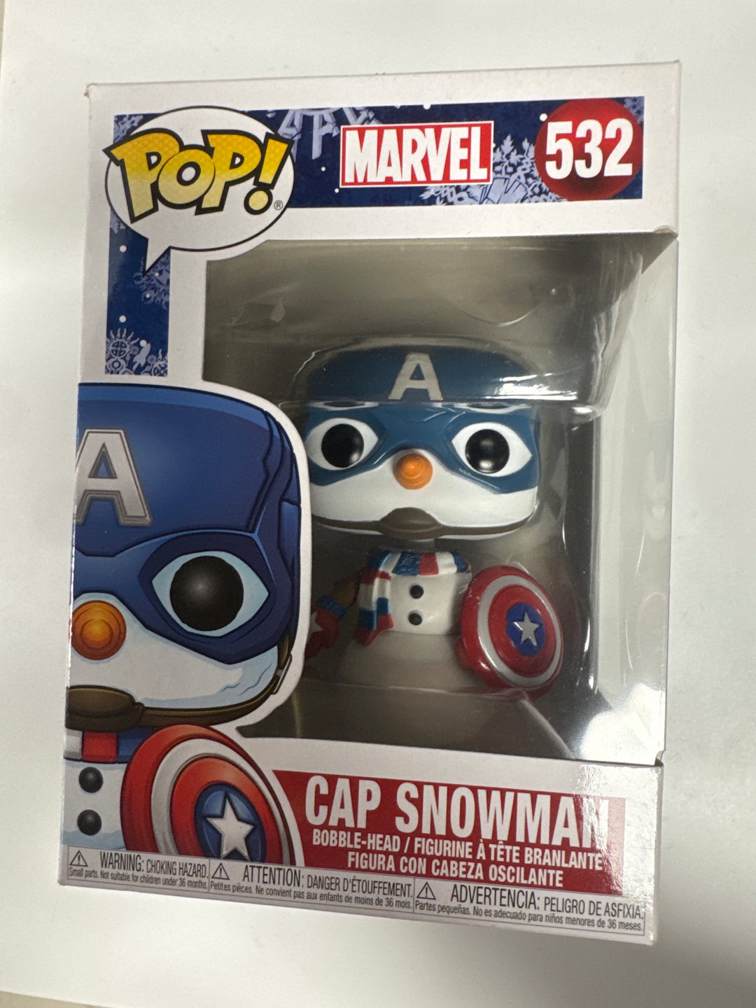 Funko Pop! Cap Snowman (Captain America) #532 Marvel FP81726