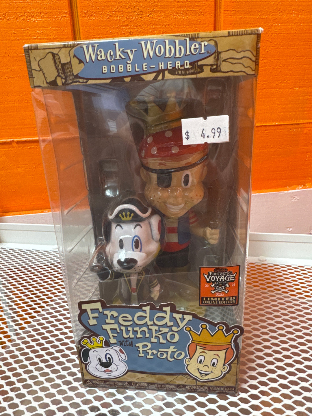 Funko Pop! Wacky Wobbler Bobble-Head : Freddy Funko - Freddy Funko with Proto (Funtastic Voyage Online FP41526