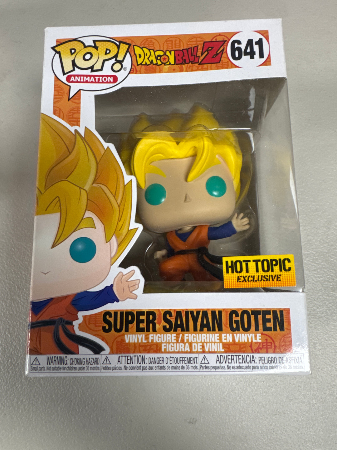 Funko Pop! Super Saiyan Goten #641 Hot Topic Dragon Ball Z FP9126