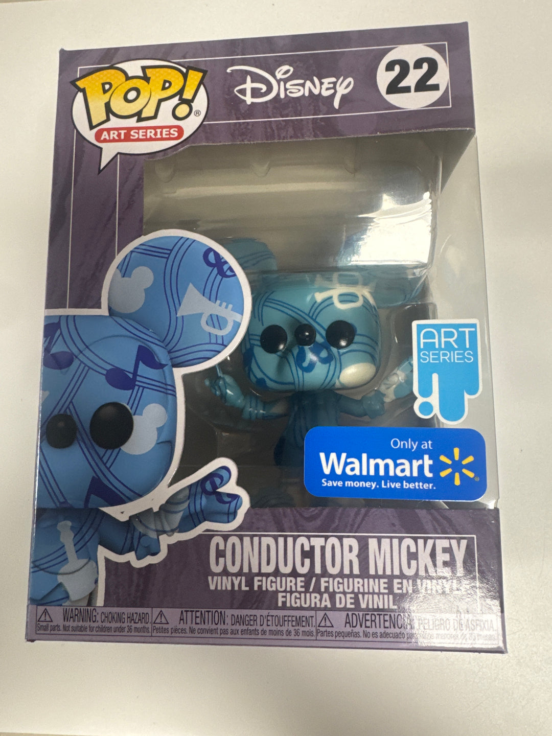 Funko Pop! Conductor Mickey #22 ART Series Walmart #22 Disney FP73026